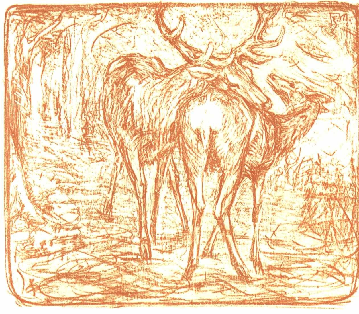 मृग द्वारा फ्रांज मार्क