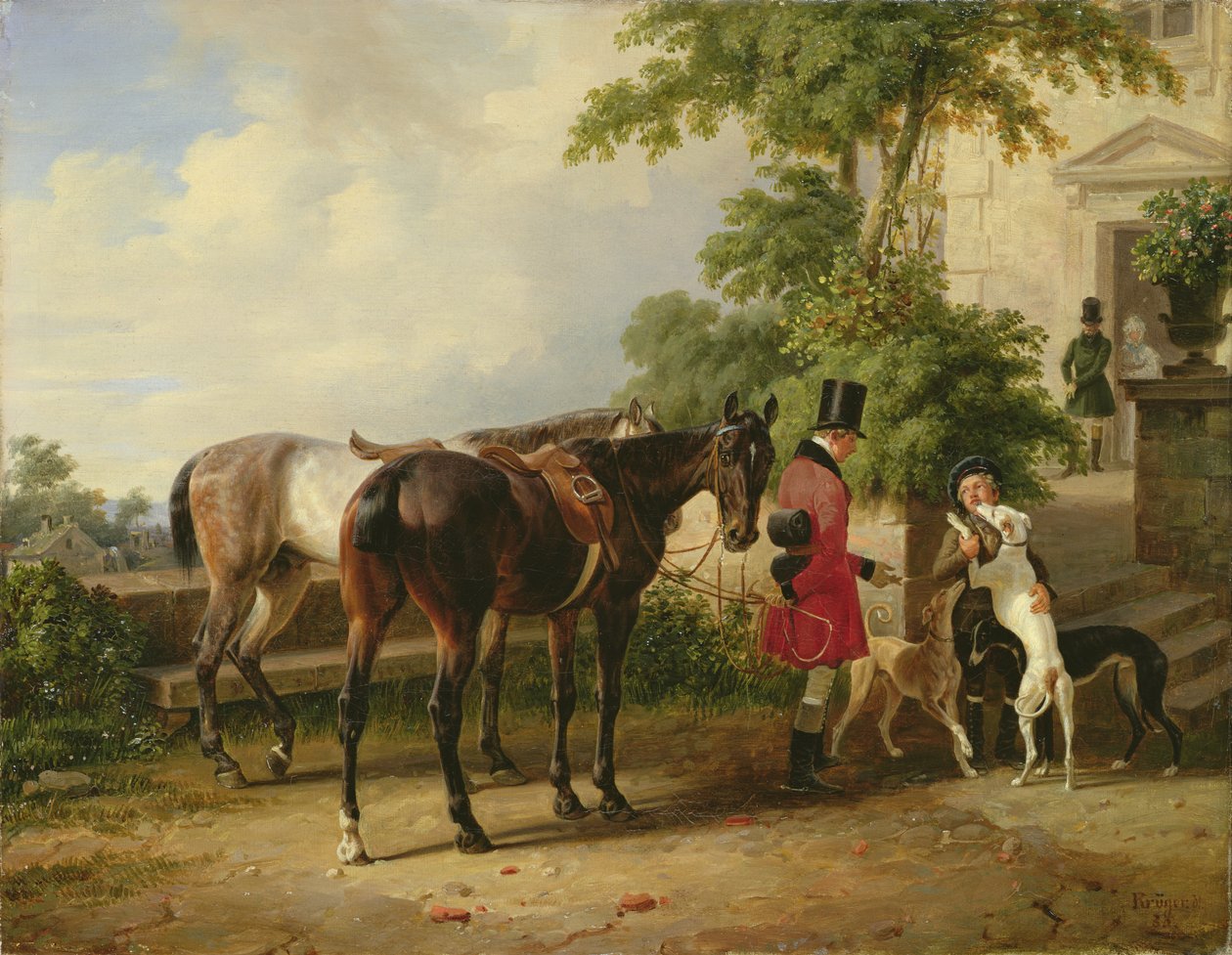 द ग्रूम, 1836 द्वारा फ्रांज क्रूगर