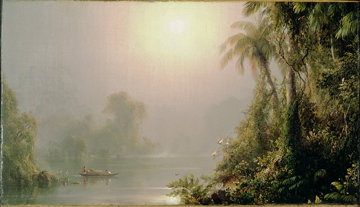 ट्रॉपिक्स में सुबह, c.1858 द्वारा फ्रेडरिक एडविन चर्च