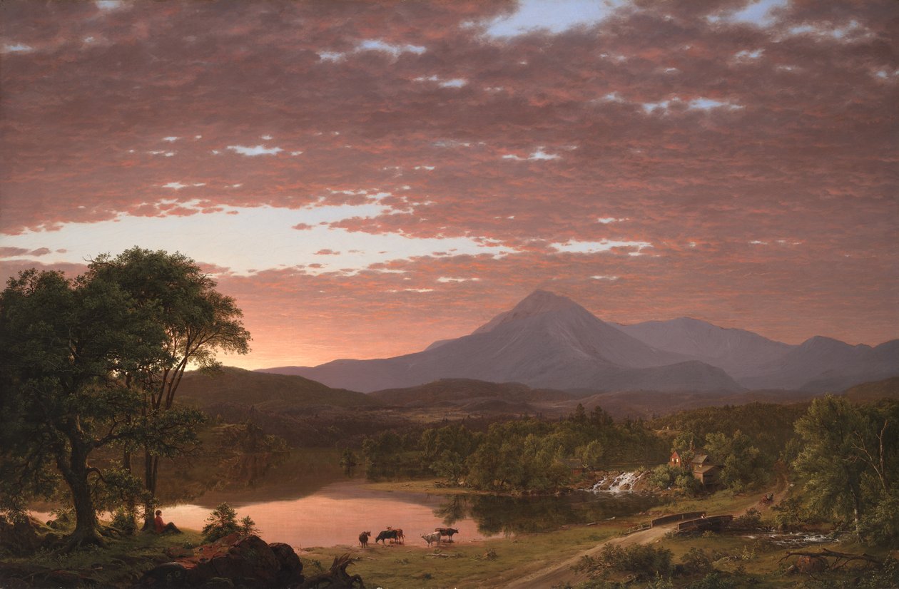 माउंट कट्टाडन, 1853 द्वारा फ्रेडरिक एडविन चर्च