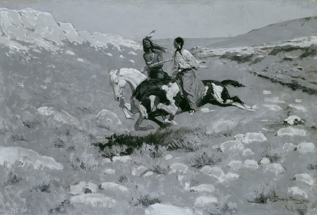सबसे तेज घोड़े का समारोह, c.1900 द्वारा फ्रेडरिक रेमिंगटन