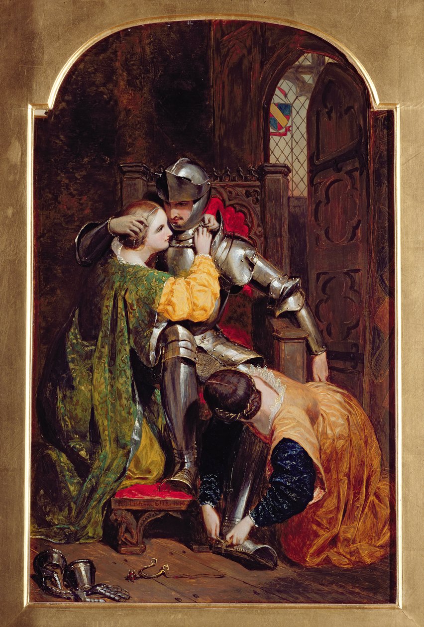 द नाइट्स रिटर्न (द रिटर्न ऑफ द क्रूसेडर), 1846 द्वारा फ्रेडरिक रिचर्ड पिकर्सगिल