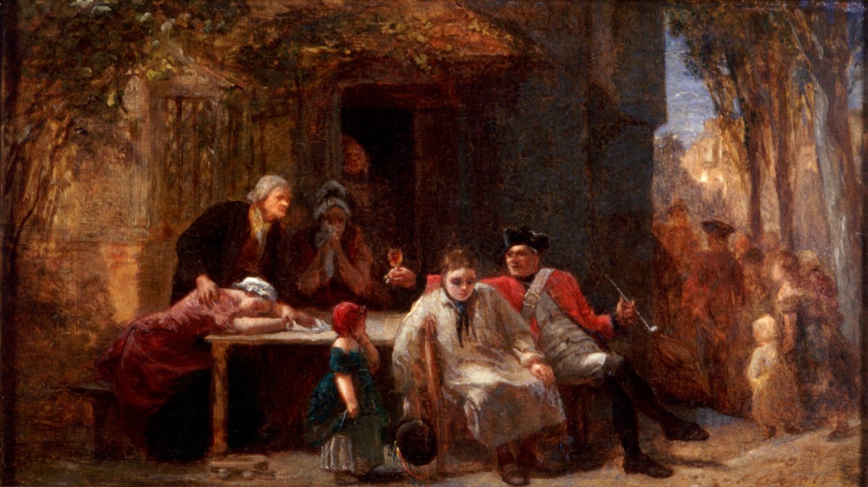 भरती, 1851 द्वारा फ्रेडरिक गुडॉल