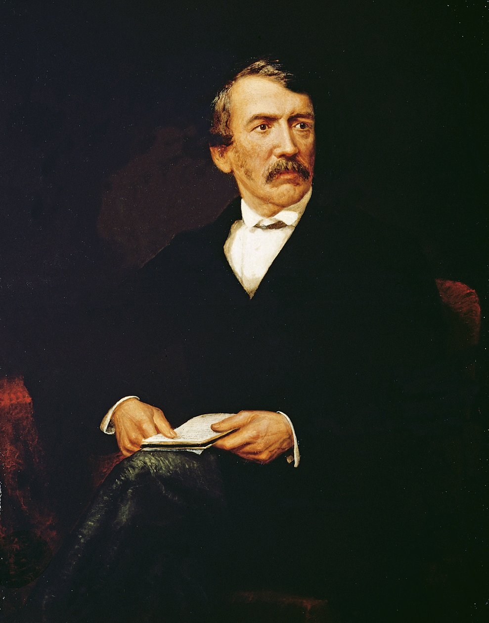 लिविंगस्टोन का चित्र (1813-1873) द्वारा फ्रेडरिक हविल