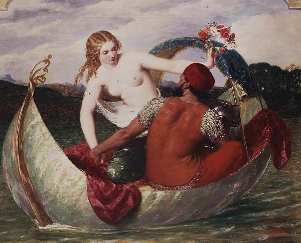 पर्ल बोट, c.1845 द्वारा फ्रेडरिक रिचर्ड पिकर्सगिल