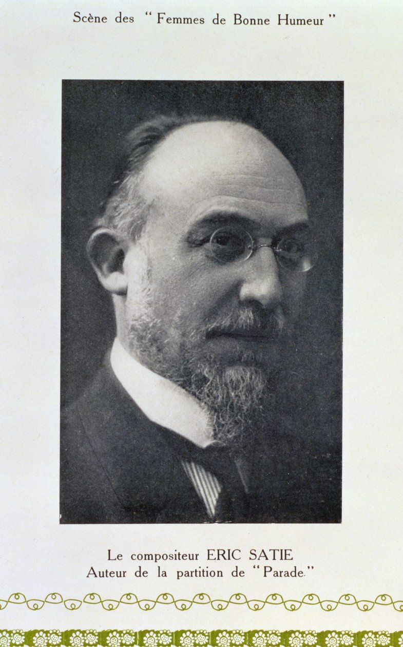 एरिक सैटी (1866-1925), फ्रांसीसी संगीतकार, चित्र तस्वीर द्वारा फ्रेंच फोटोग्राफर