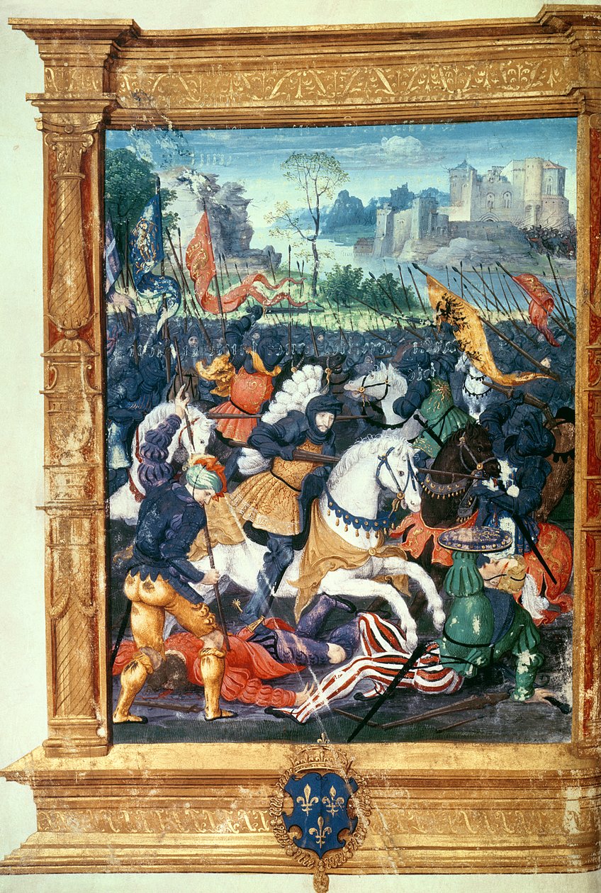 14 सितंबर 1515 को मार्ग्नानो की लड़ाई में फ्रेंकोइस I (1494-1547) द्वारा फ्रेंच स्कूल