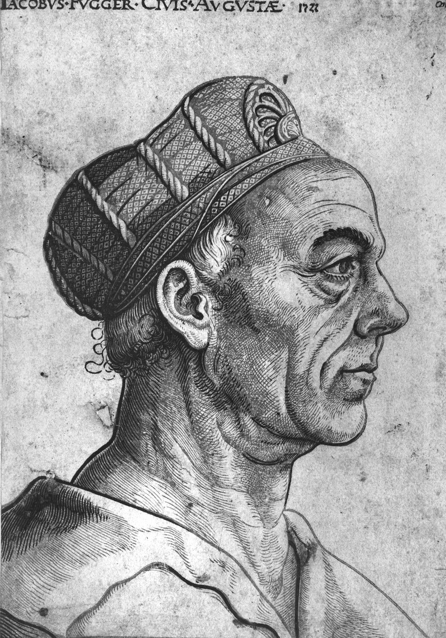 जैकब द्वितीय फुगर (1459-1525) साम्राज्य की गणना द्वारा फ्रेंच स्कूल