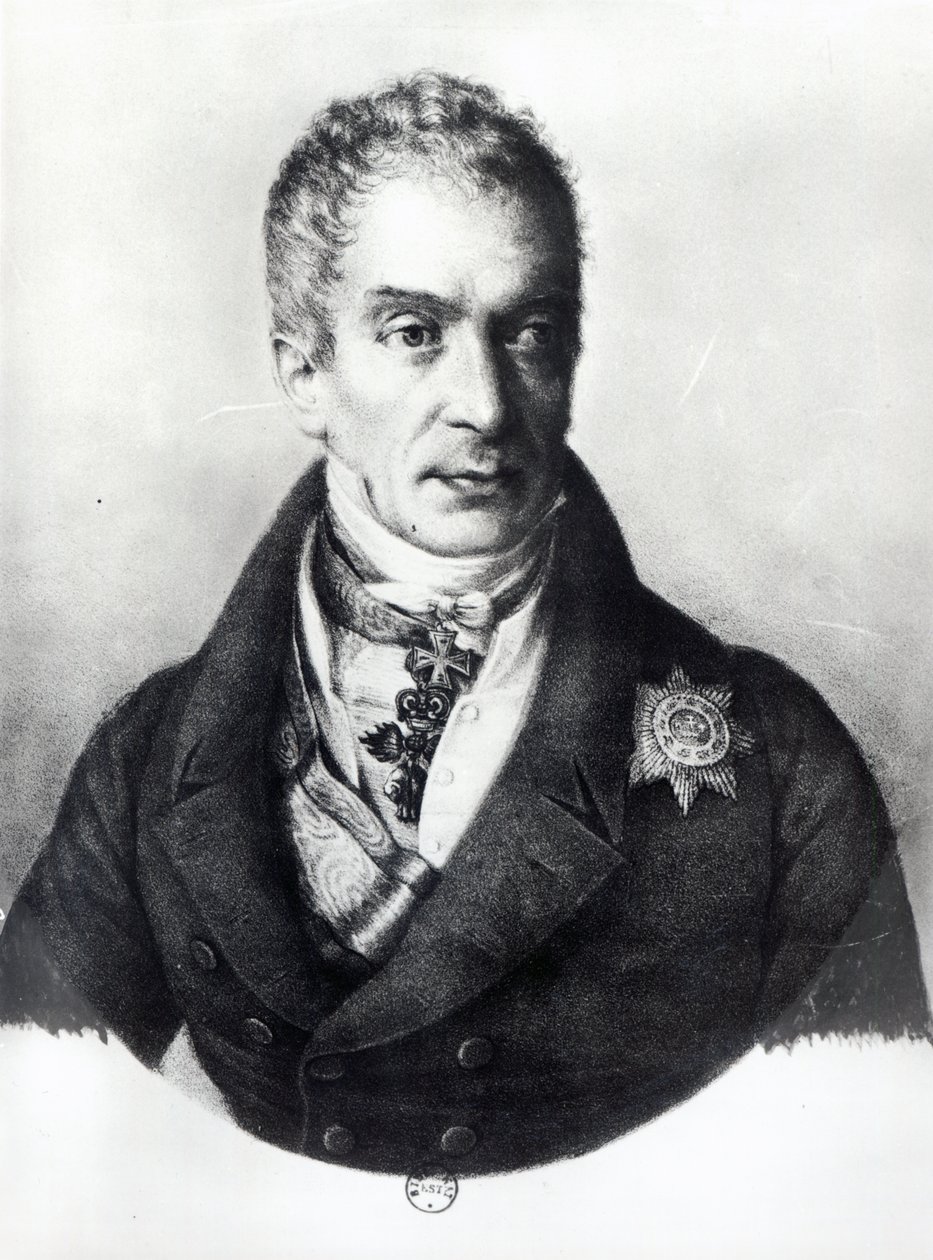 क्लेमेंस वेन्जेल नेपोमुक लोथर (1773-1859) प्रिंस ऑफ मेट्टर्निच-विन्नबर्ग द्वारा फ्रेंच स्कूल