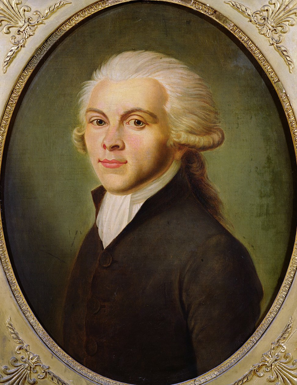 मैक्सिमिलियन ऑफ रोबेस्पिएरे (1758-94) c.1793 द्वारा फ्रेंच स्कूल
