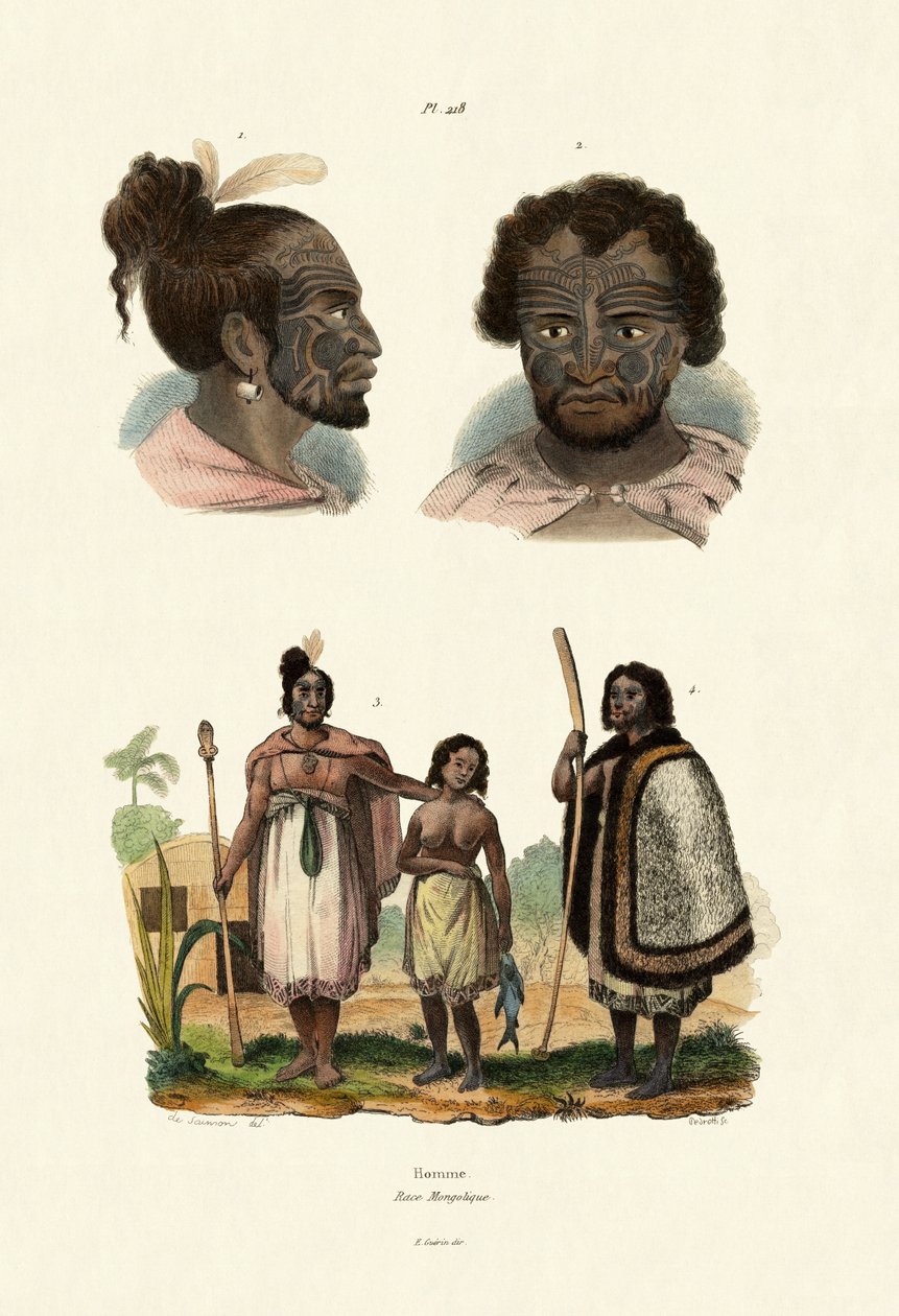 मंगोलियाई, 1833-39 द्वारा फ्रेंच स्कूल