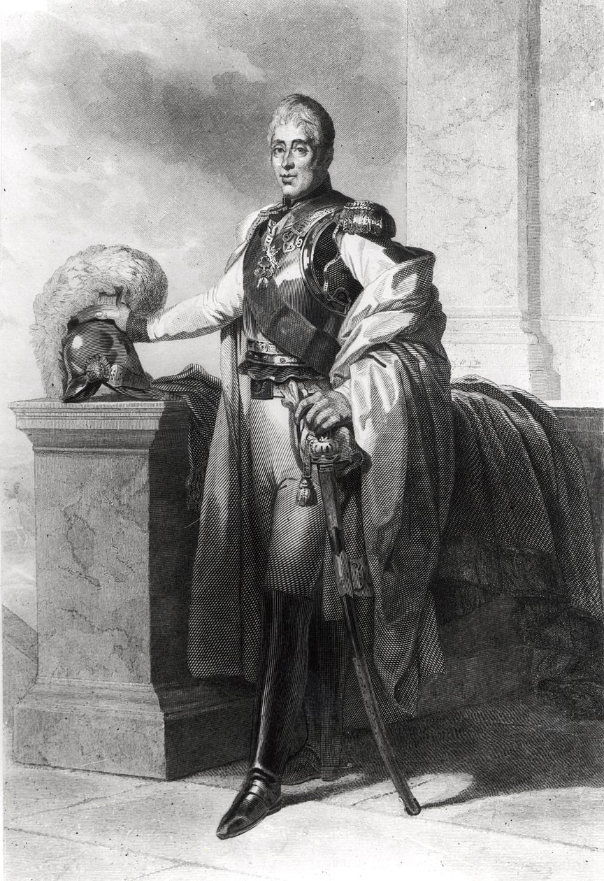 चार्ल्स एक्स का पोर्ट्रेट (1757-1836) फ्रांस और नवरे का राजा (1824-1830) द्वारा फ्रेंच स्कूल
