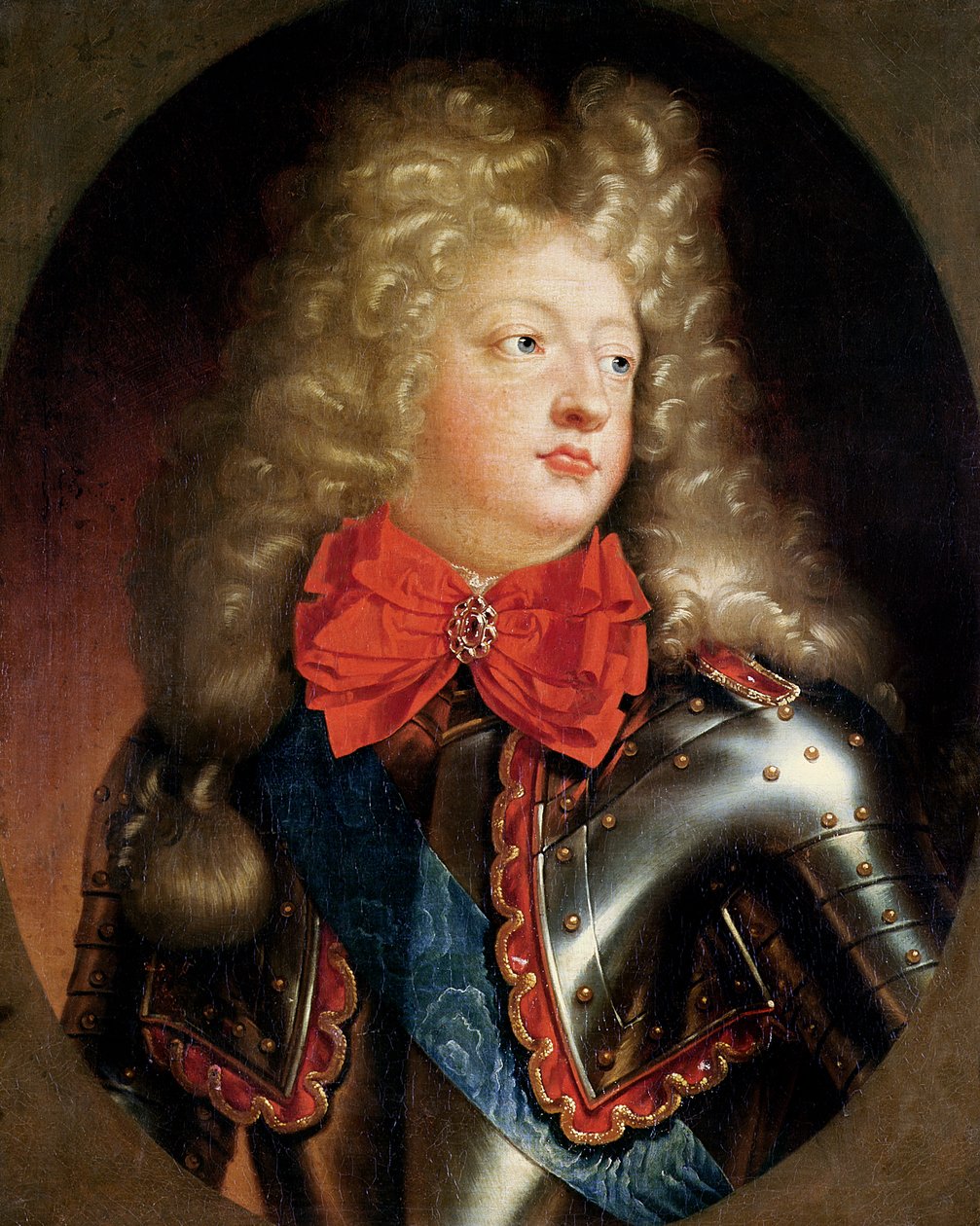 लुइस का पोर्ट्रेट (1661-1711) ग्रैंड डुपहिन, लुई XIV का बेटा द्वारा फ्रेंच स्कूल