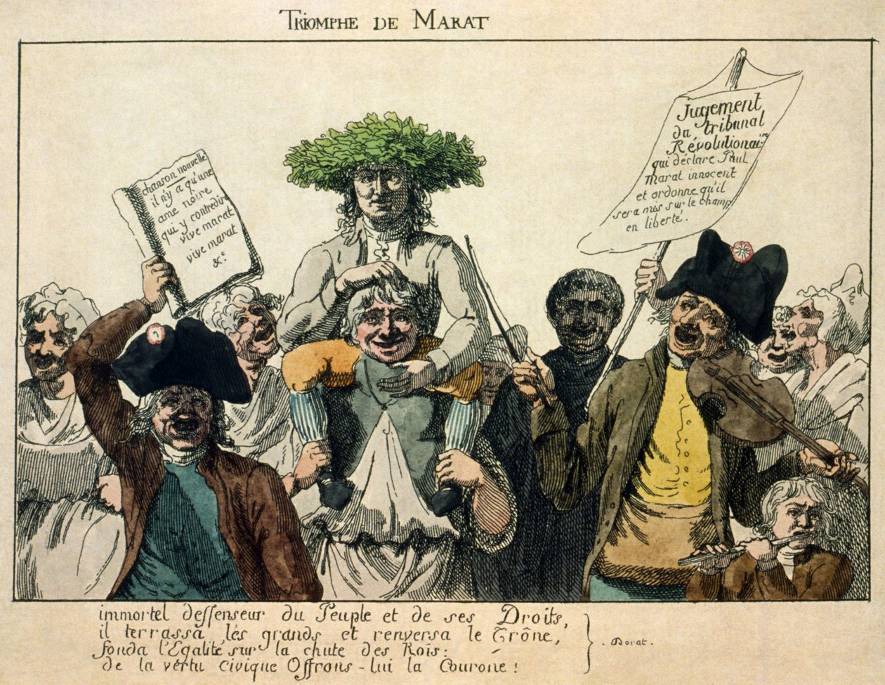 मराट की विजय, 1793 द्वारा फ्रांसीसी मास्टर