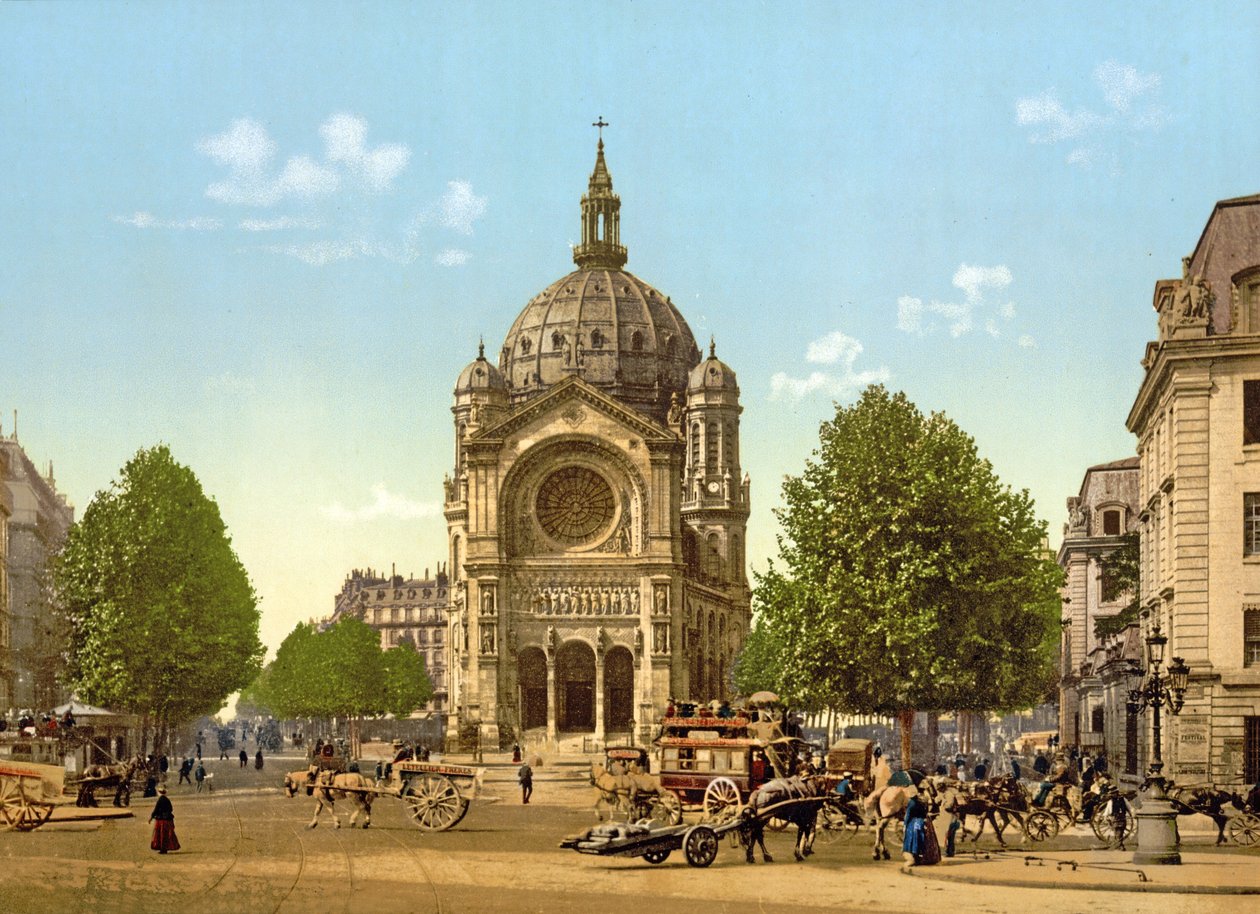 सेंट ऑगस्टीन, पेरिस, पब। c.1900 द्वारा फ्रेंच फोटोग्राफर