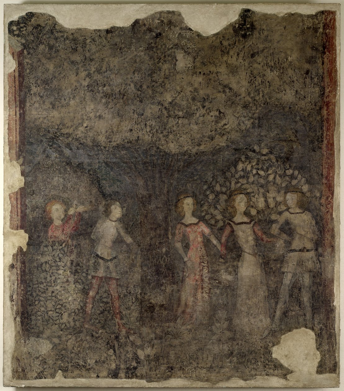 कैरोल में, c.1380-90 द्वारा फ्रेंच स्कूल