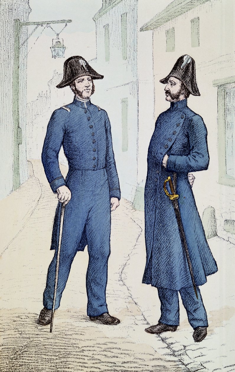 फ्रांसीसी पुलिसकर्मी c.1829-30 द्वारा फ्रेंच स्कूल