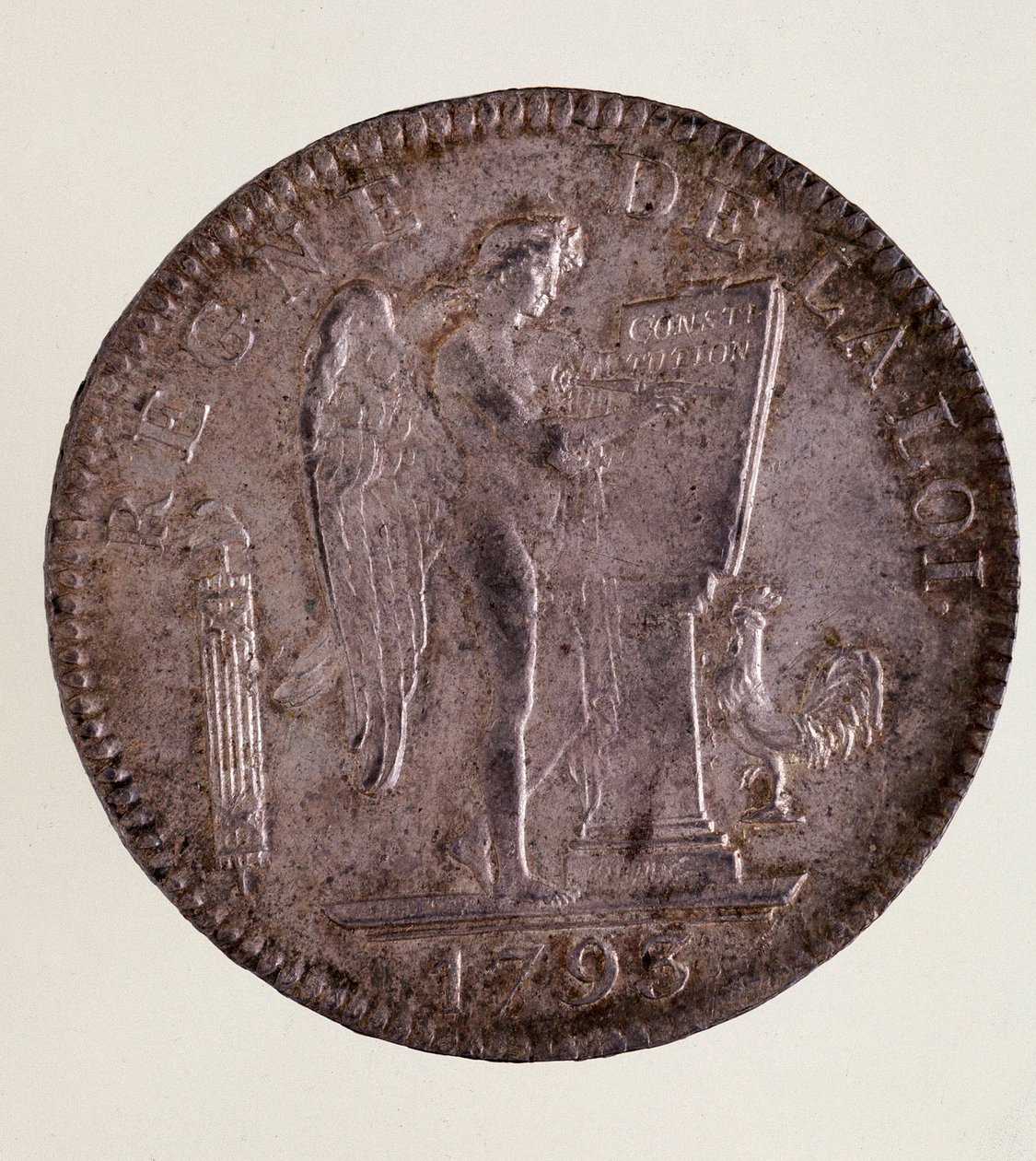 सिल्वर फ्रेंच ईसीयू (स्कड), फ्रेंच रिपब्लिक (1793-1804) द्वारा फ्रेंच स्कूल