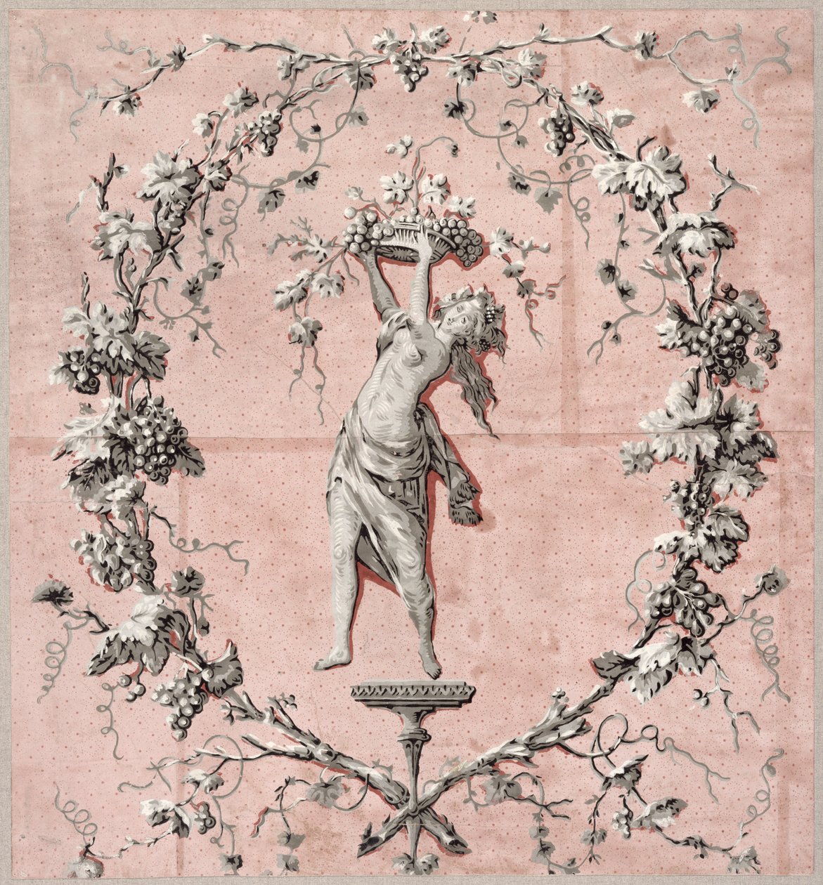 चार मौसम: शरद ऋतु, c.1785 (वॉलपेपर) द्वारा फ्रेंच स्कूल