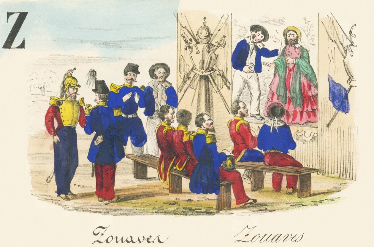 Z: Zouaves - Zouaves द्वारा फ्रेंच स्कूल