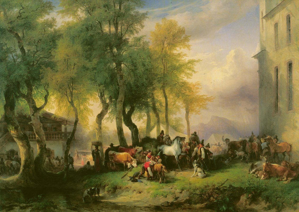 1837 में मारिया प्लेन पर कैटलमार्क द्वारा फ्रेडरिक गौर्मन