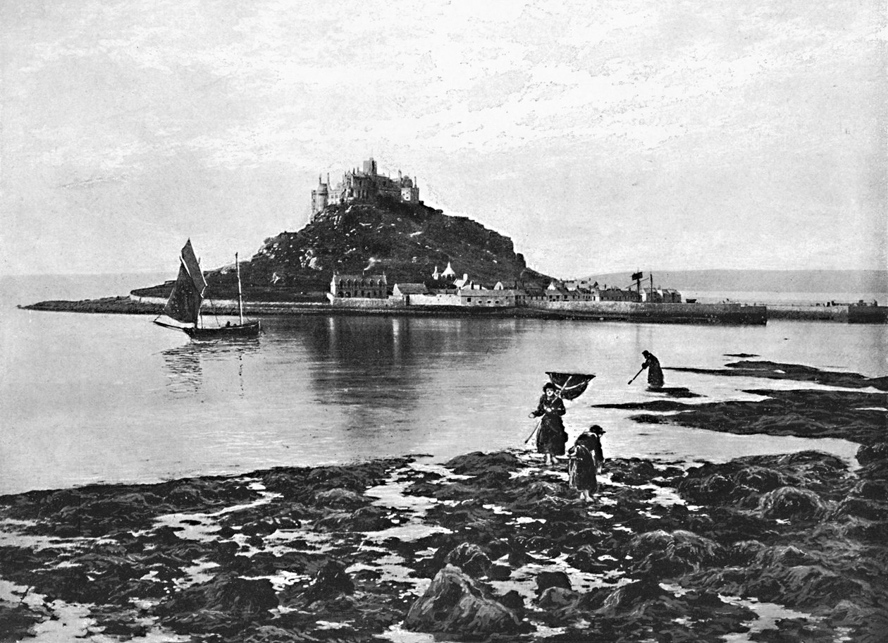 सेंट माइकल्स माउंट, सी 1896 द्वारा फ्रिथ और सह
