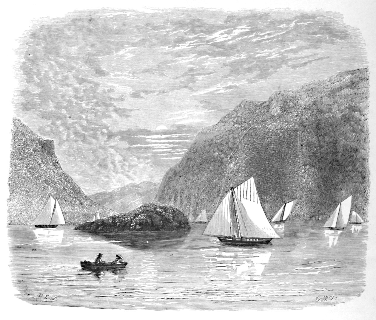 1883 के पास हाइलैंड्स में प्रवेश द्वारा जी। व्यंद