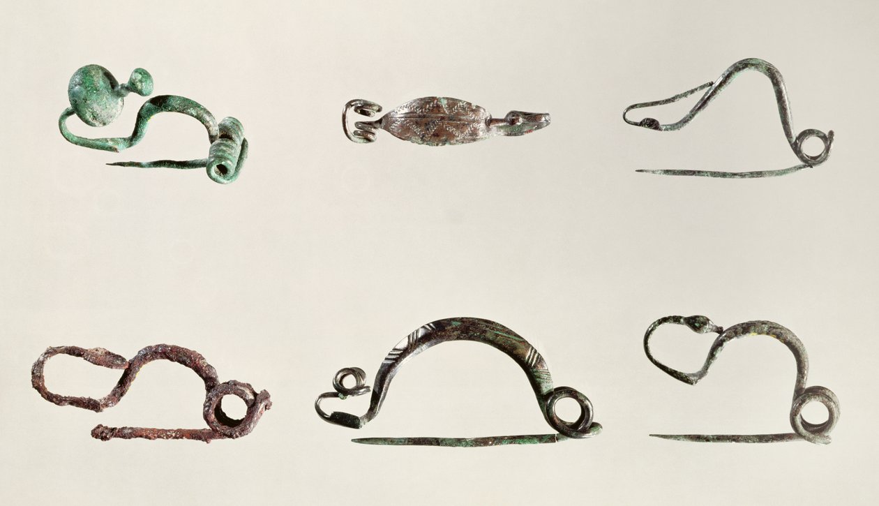 Clasps, मार्ने (कांस्य) में पाया गया द्वारा फ्रेंच भाषा