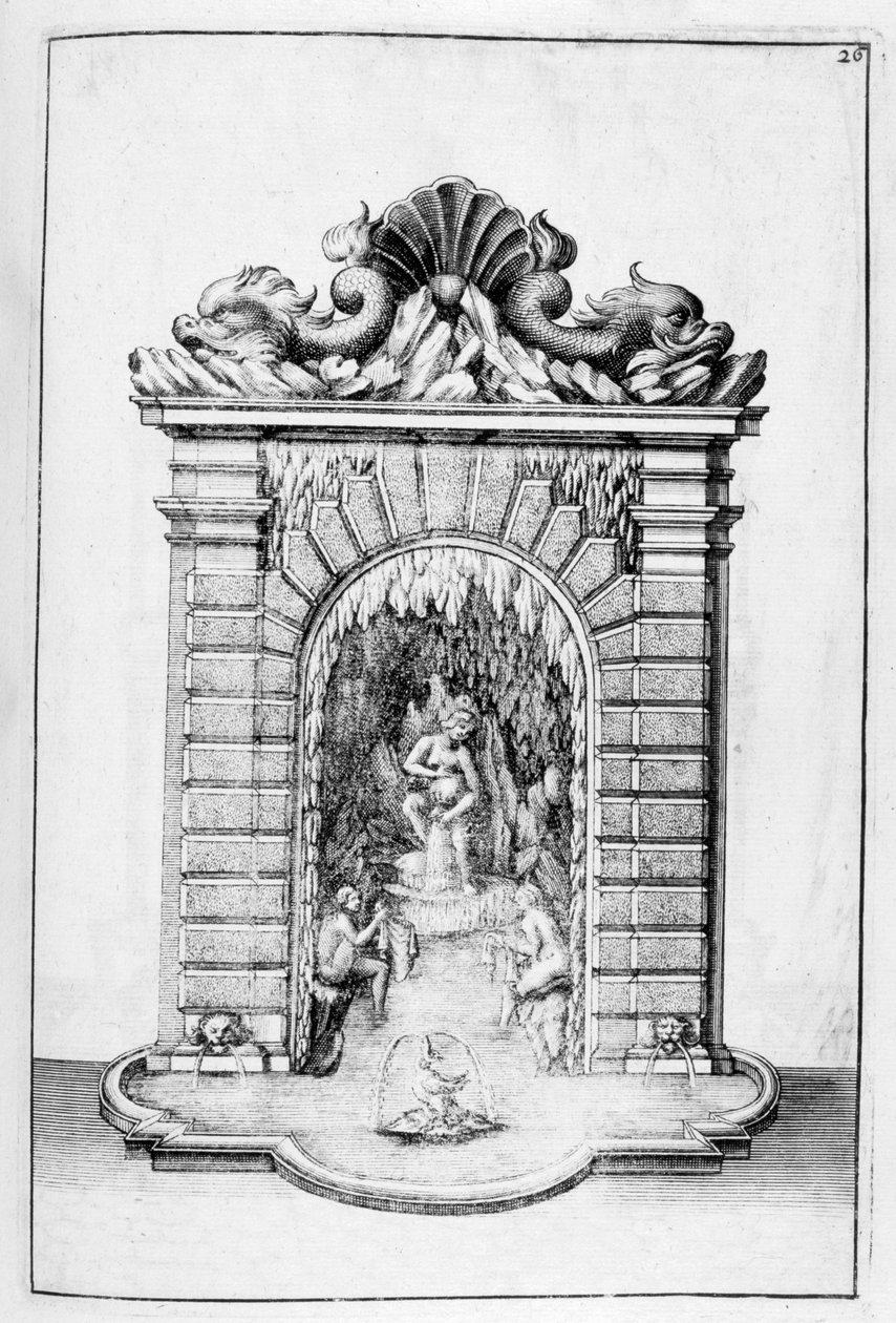 फाउंटेन डिजाइन, 1664 द्वारा जॉर्ज एंड्रियास बॉकलर