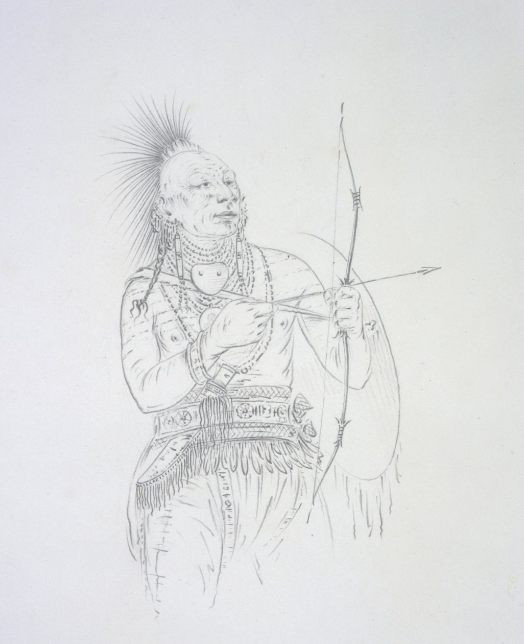 मच-ओ-शिन गॉव (द लिटिल व्हाइट बियर) 1852 द्वारा जॉर्ज कैटलिन