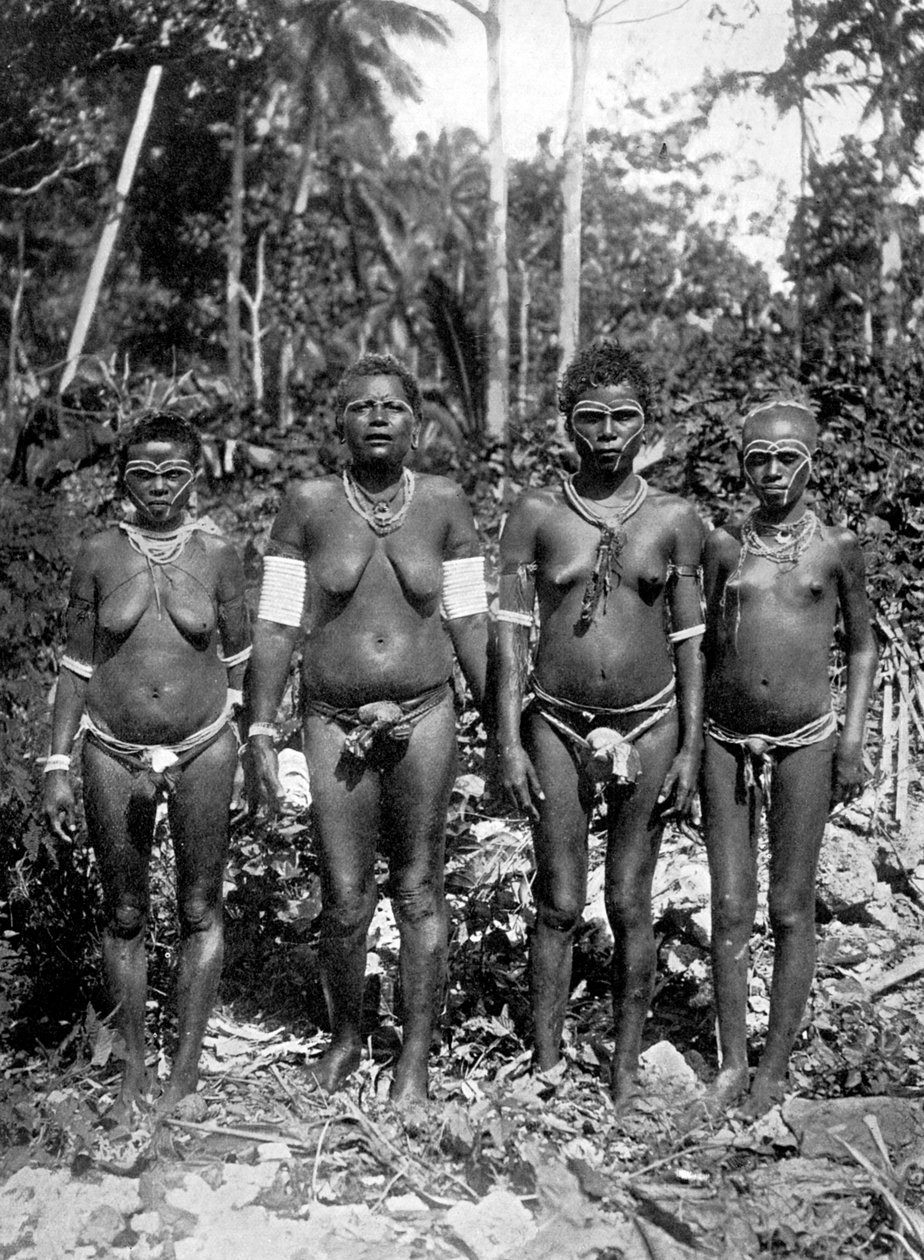 फेस्टिवल में महिलाएँ, मेलान्सिया, 1920। द्वारा जॉर्ज ब्राउन