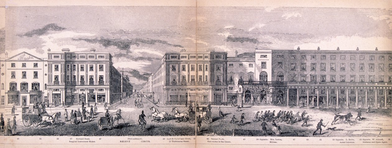 लंदन का पैनोरमा, 1849 द्वारा जॉर्ज सी लीटन