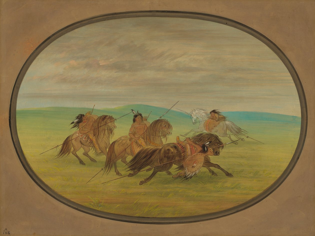 कैमंची घुड़सवारी, 18611869। द्वारा जॉर्ज कैटलिन