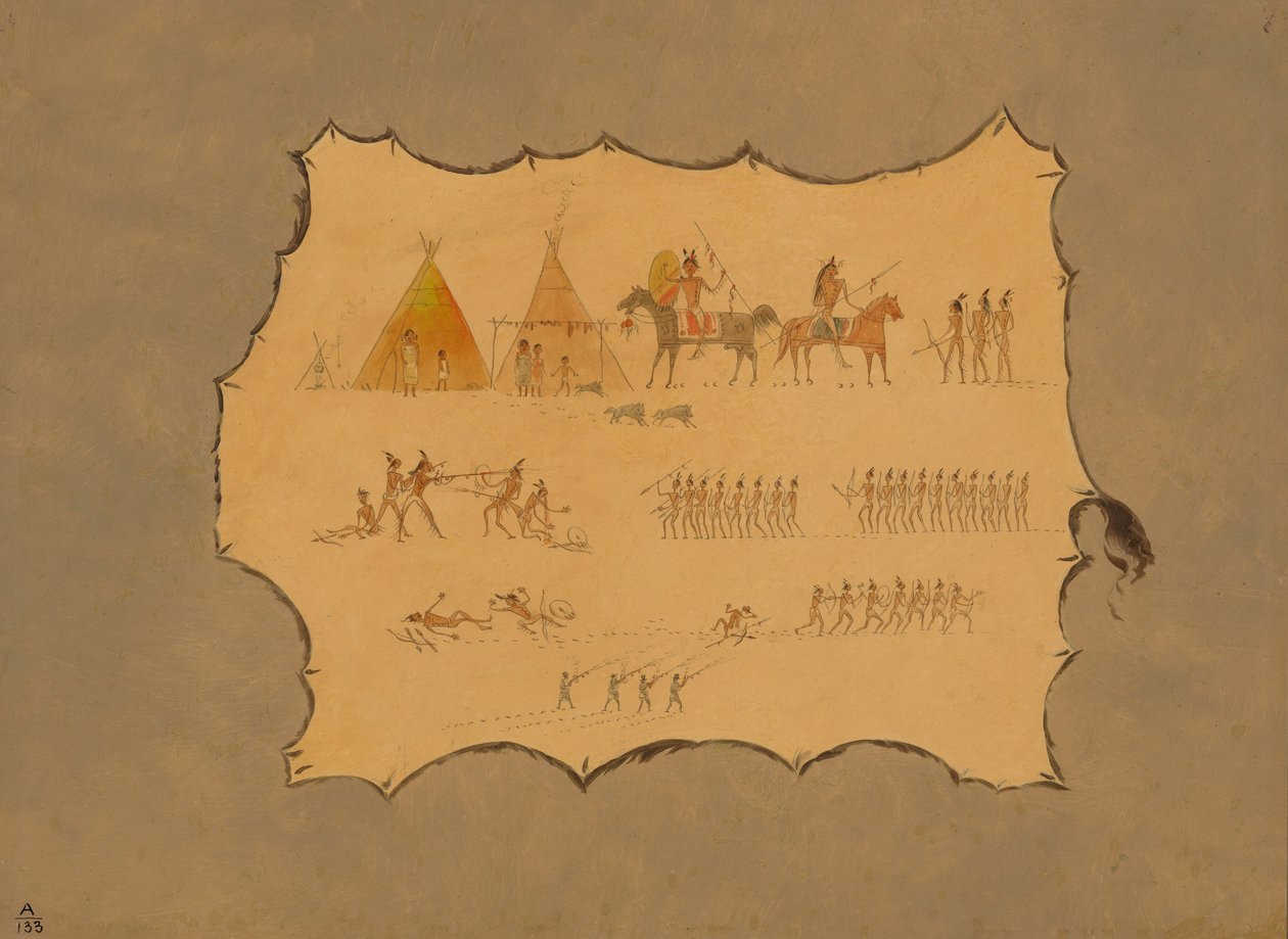 चेयेन रोब की प्रतिकृति, 18611869। द्वारा जॉर्ज कैटलिन