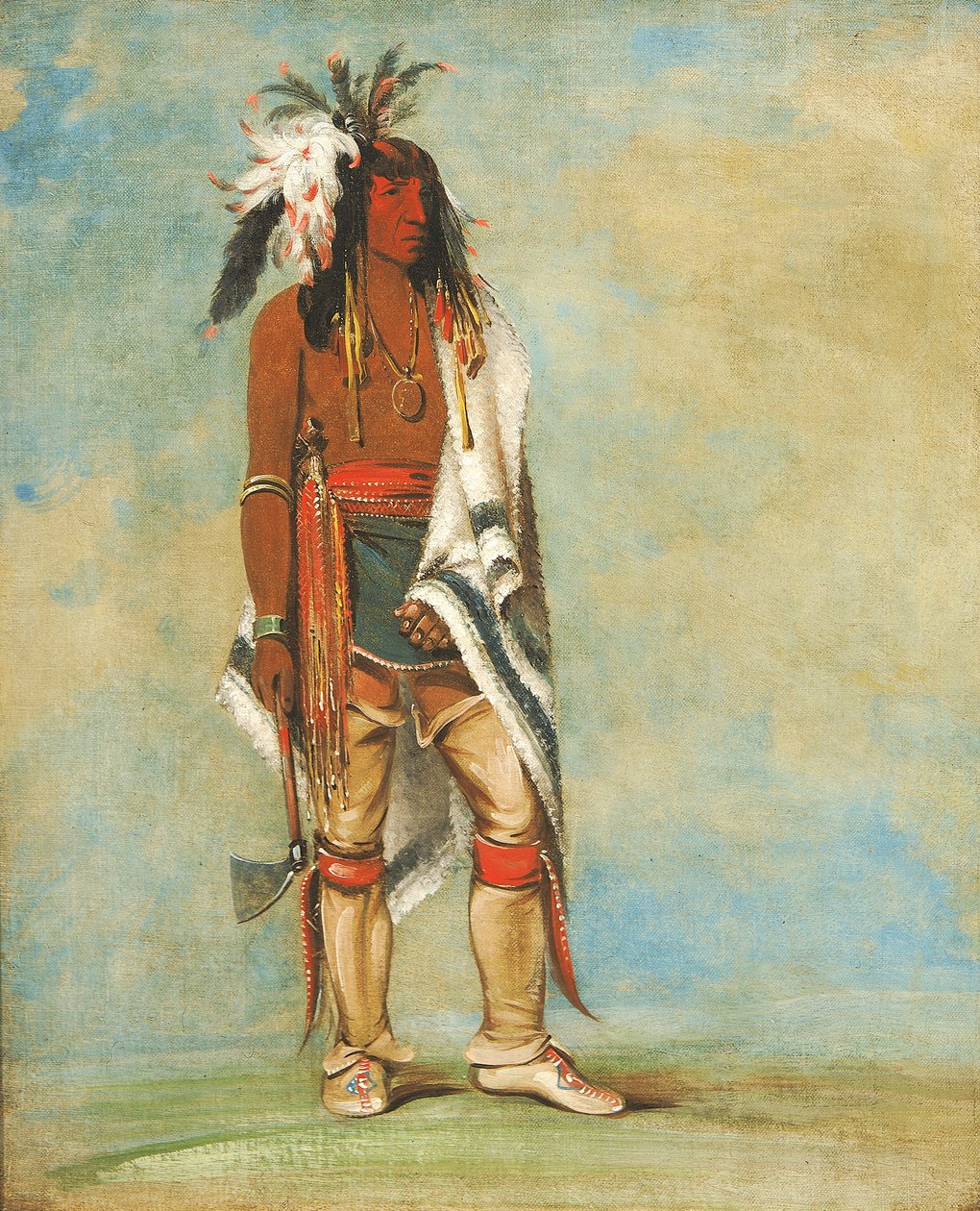 नॉट-टू-वे, एक चीफ, 1835-1836। द्वारा जॉर्ज कैटलिन