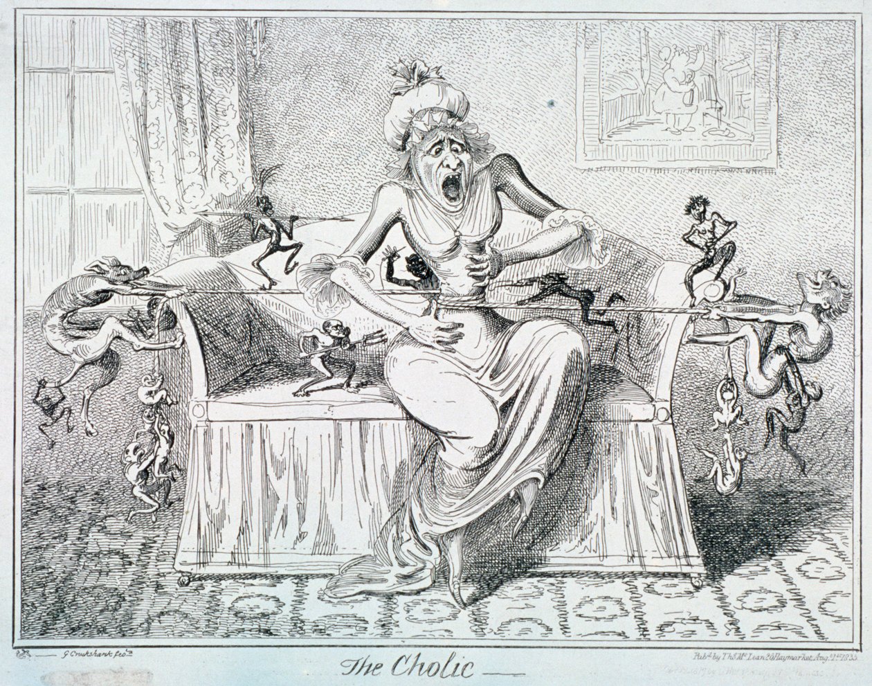 द चोलिक, 1835 द्वारा जॉर्ज क्रूइशांक