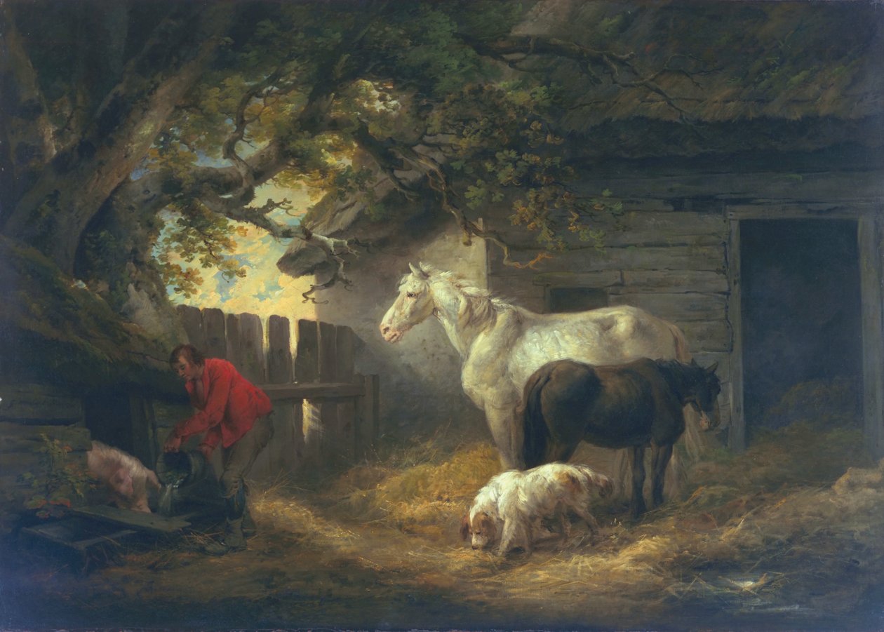 एक खेत का मैदान, 1792 द्वारा जॉर्ज मोरलैंड