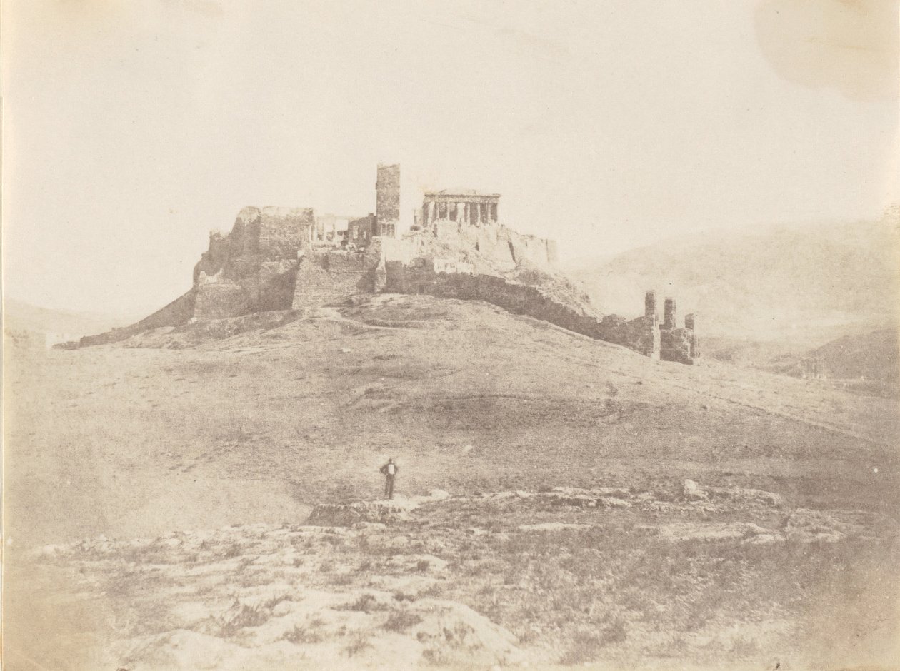 Pnyx और एक्रोपोलिस, सीए। 1848. द्वारा जॉर्ज विल्सन ब्रिजेस