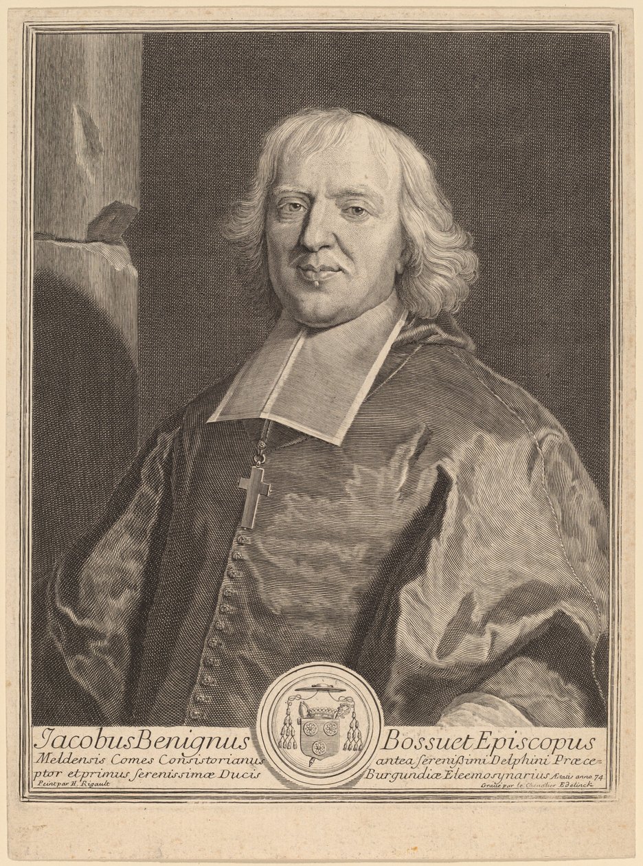 जैक्स बेनिग्ने बोसुएट द्वारा Hyacinthe Rigaud . के बाद जेरार्ड एडेलिंक