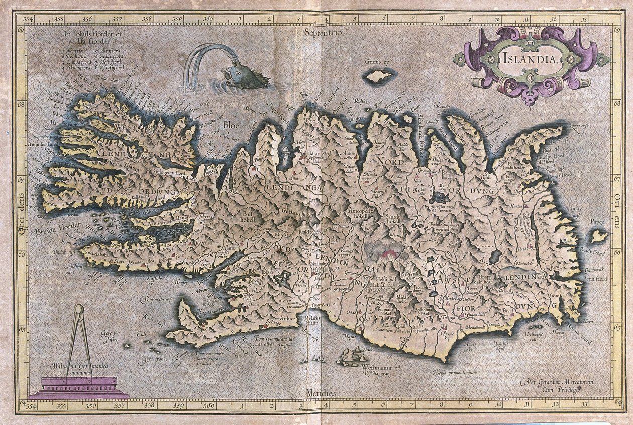 आइसलैंड द्वारा जेरार्डस मर्केटर