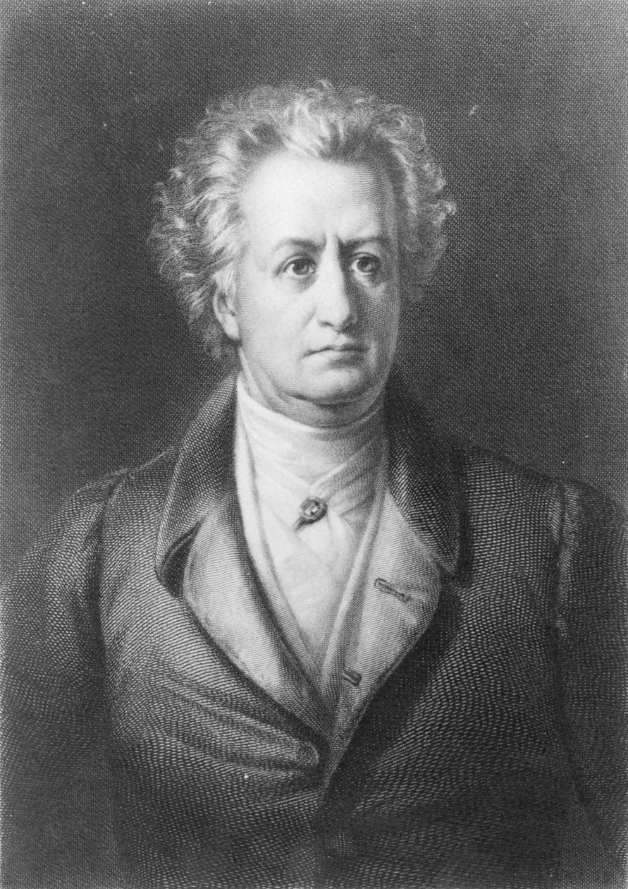 जोहान वोल्फगैंग गोएथे (1749-1831) द्वारा जर्मन स्कूल