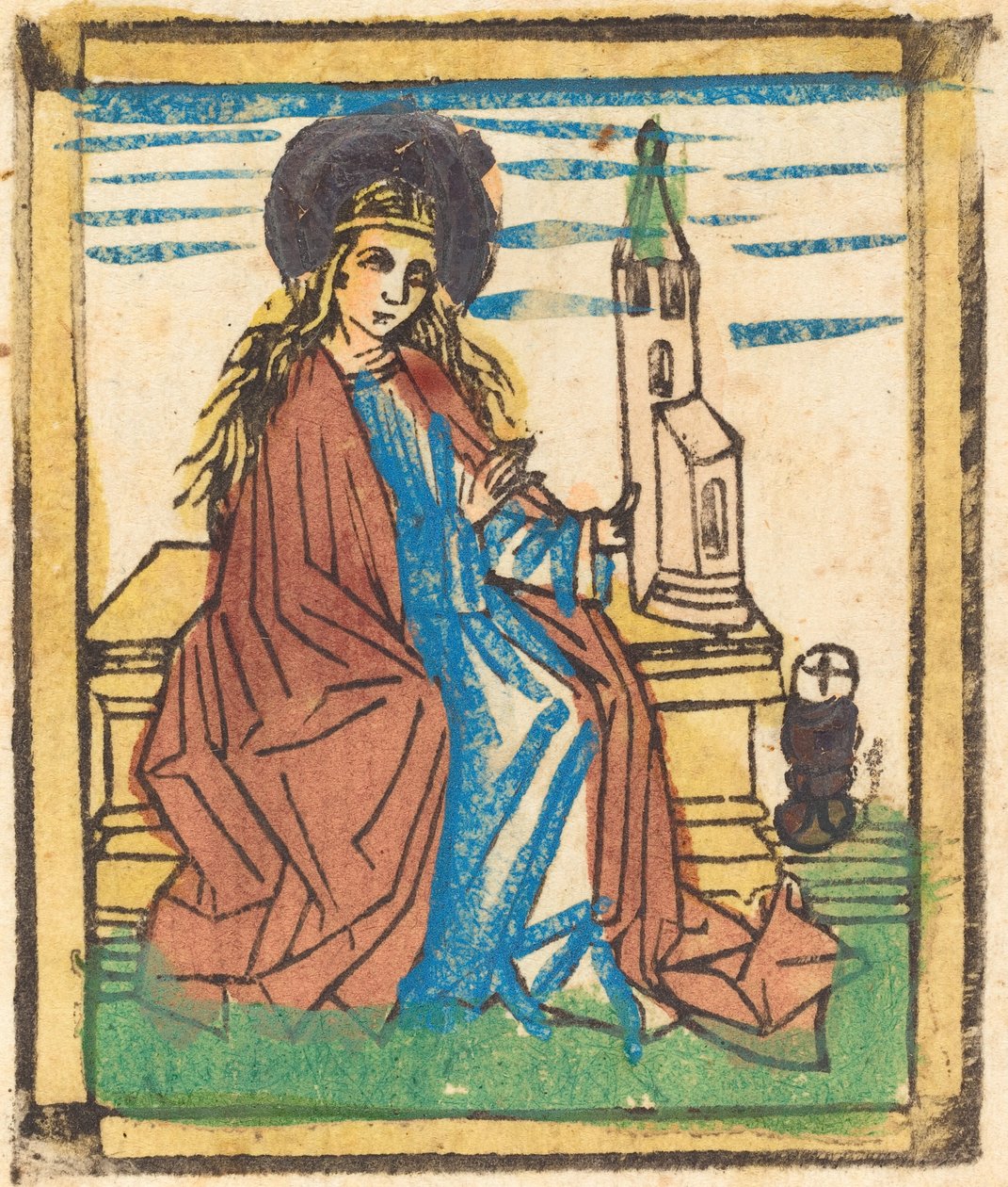 Saint Barbara द्वारा जर्मन 15वीं सदी