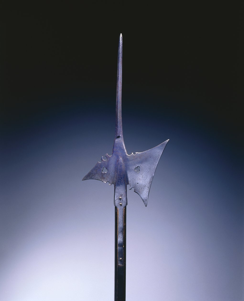 Halberd, c.1550 (इस्पात और लकड़ी) द्वारा जर्मन स्कूल