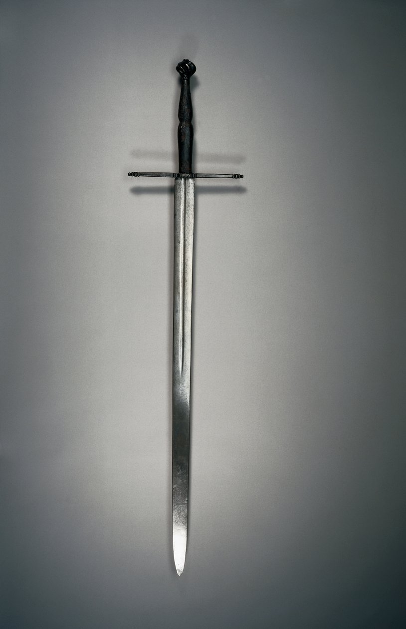 हैंड-एंड-ए-हाफ़ स्वॉर्ड, c.1500 द्वारा जर्मन स्कूल