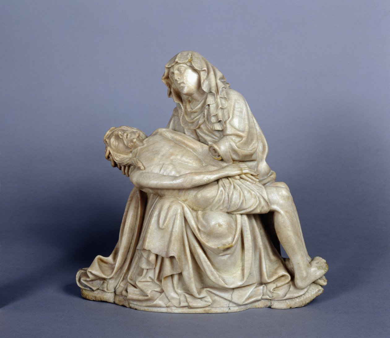 पिएटा, c.1430 (एलाबस्टर) द्वारा जर्मन स्कूल