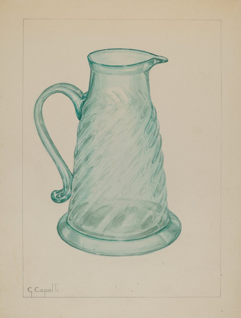 गुड़ गुड़, सी. 1937. द्वारा जियासिंटो कैपेलि