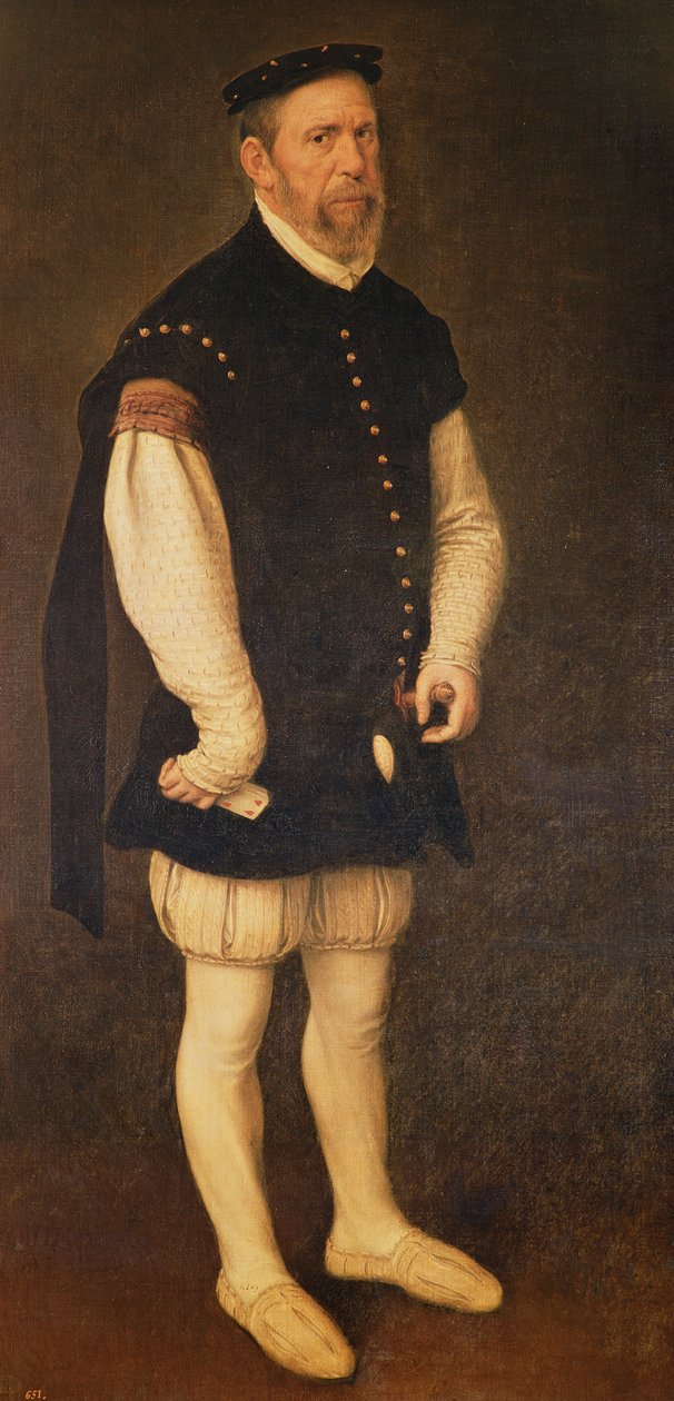पेरेजोन, जेस्टर ऑफ़ द काउंट ऑफ़ बेनावेंट और ड्यूक ऑफ़ अल्बा, c.1559-61 द्वारा जियाकोमो एंटोनियो मोरो