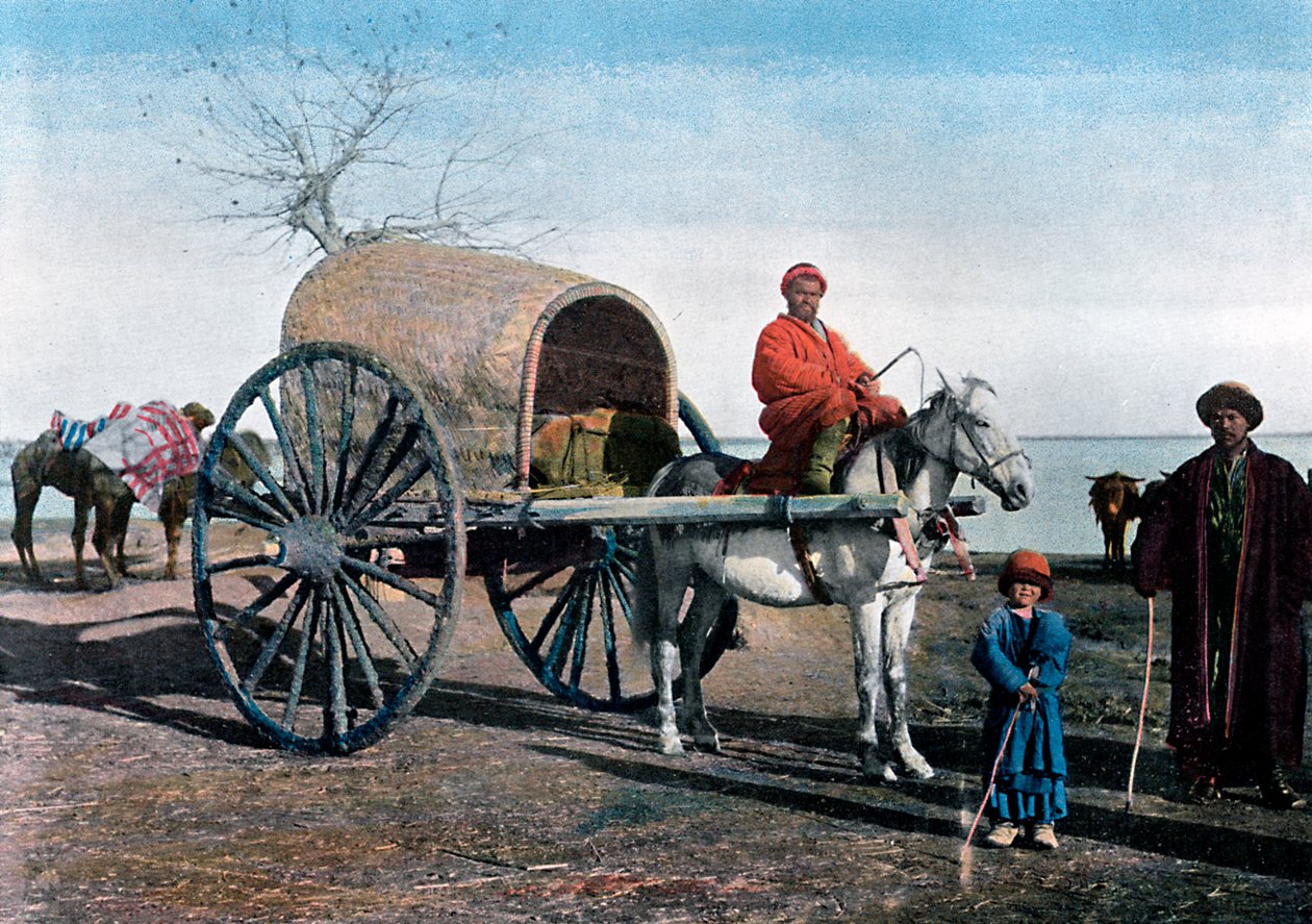 बुखारा वैगन, उज्बेकिस्तान, c1890 द्वारा Gillot