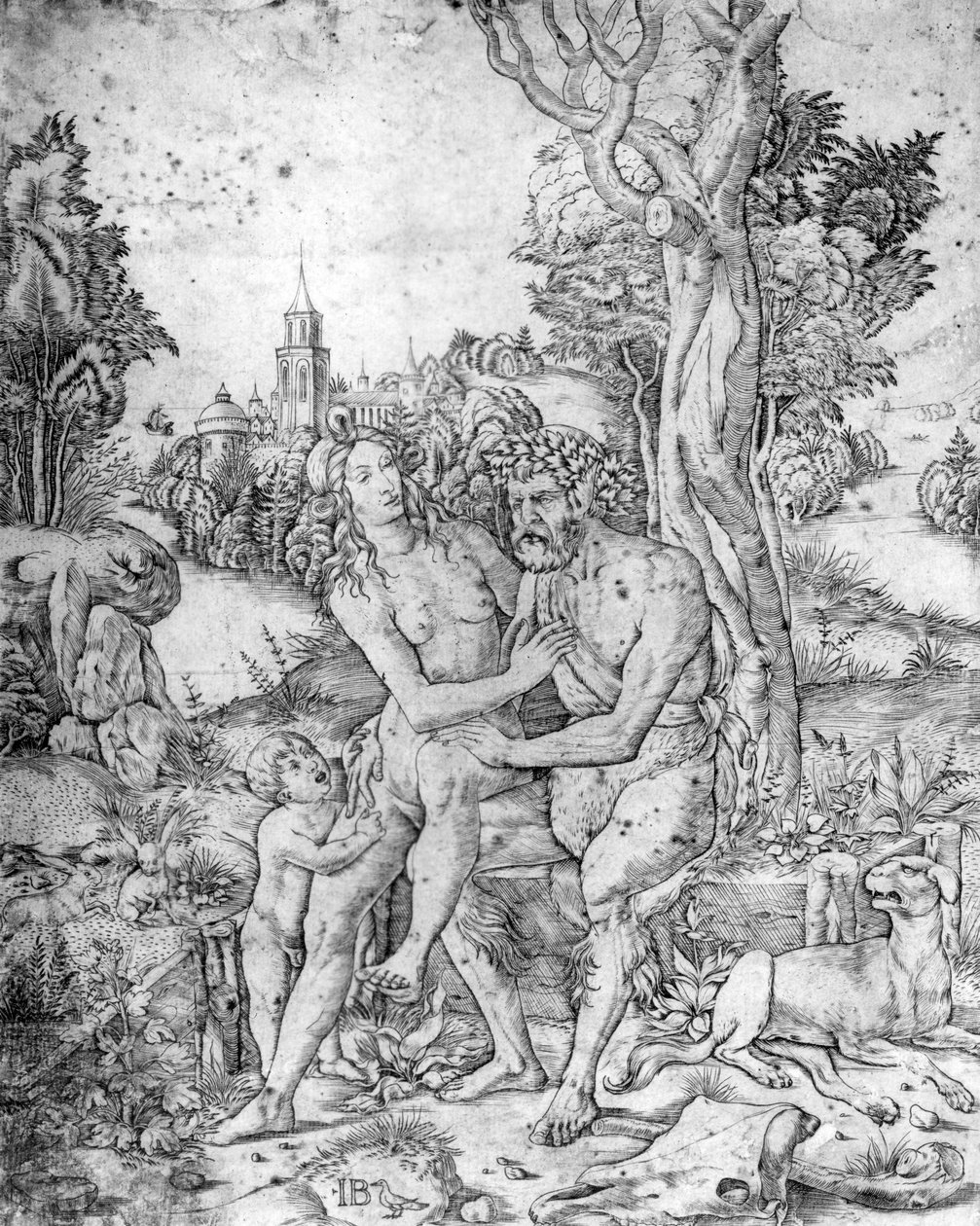 फौजियों का परिवार, c.1510 द्वारा जियोवन्ती बतिस्ता पालुम्बा