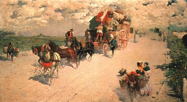 जिप्सी वैगन (तेल) द्वारा जियोवन्नी सिग्नेरिनी